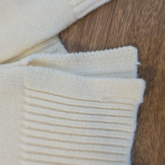 Calligraphie Dachshund Dog Intarsia Knit Crew Neck Sweater Cream Brown Medium - Picture 10 of 17